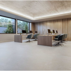 Piso Vinílico Biancogres Linha Città Office / Cemento Chiaro