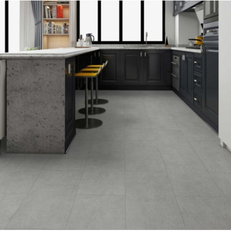 Piso Vinílico Biancogres Linha Città Office / Cemento Grigio