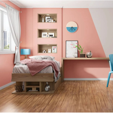 Piso Laminado Linha Prime Click / Cappuccino