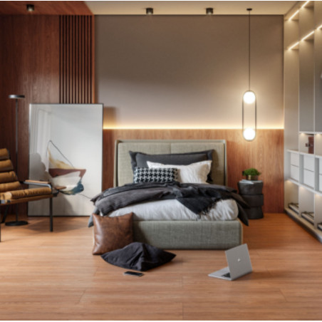 Piso Laminado Durafloor Unique / Nogueira Flórida