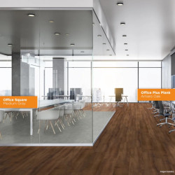 Piso Vinílico Autoportante Linha Loose Lay Square / Medium Gray