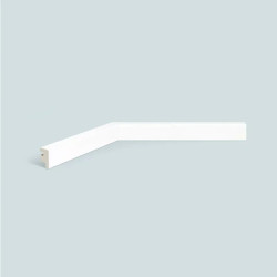 Rodapé poliestireno branco 3cm